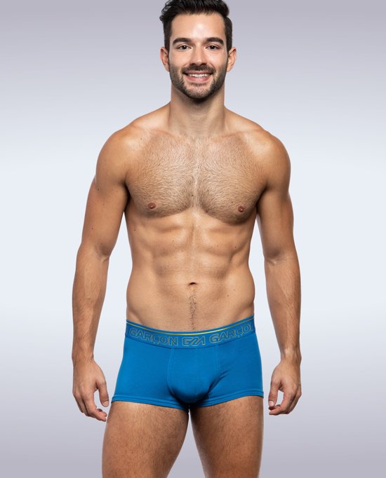 Garçon Trunk Blue - MAAT S - Heren Ondergoed - Boxershort voor Man - Mannen Boxershort