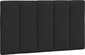 vidaXL-Coussin tête de lit-90 cm-velours-noir