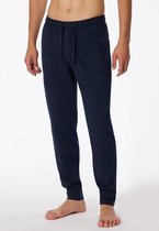 Schiesser M&R Heren Pyjamabroek - Blauw- Maat XL