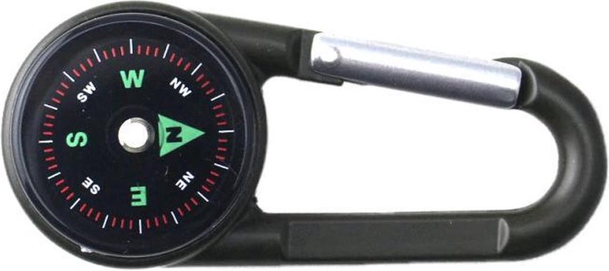 New Age Devi - Kompas met thermometer - karabijn