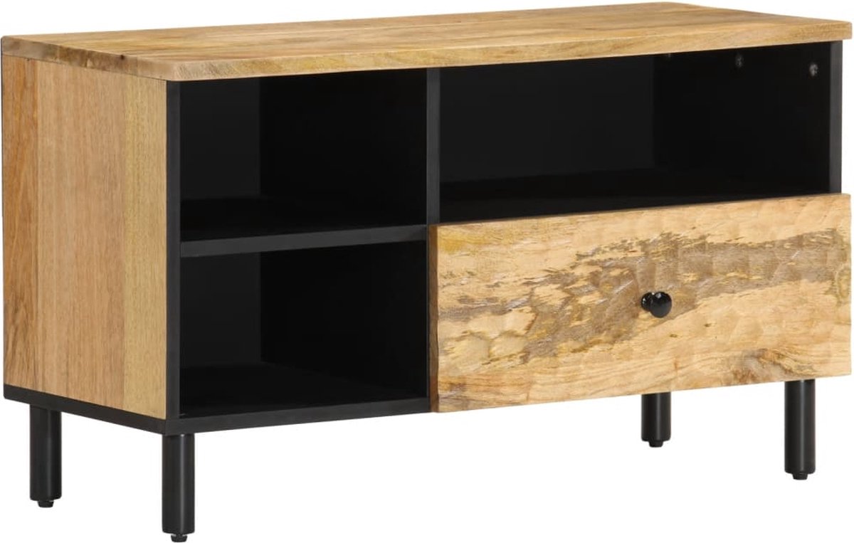 vidaXL - Tv-meubel - 80x33x46 - cm - massief - mangohout