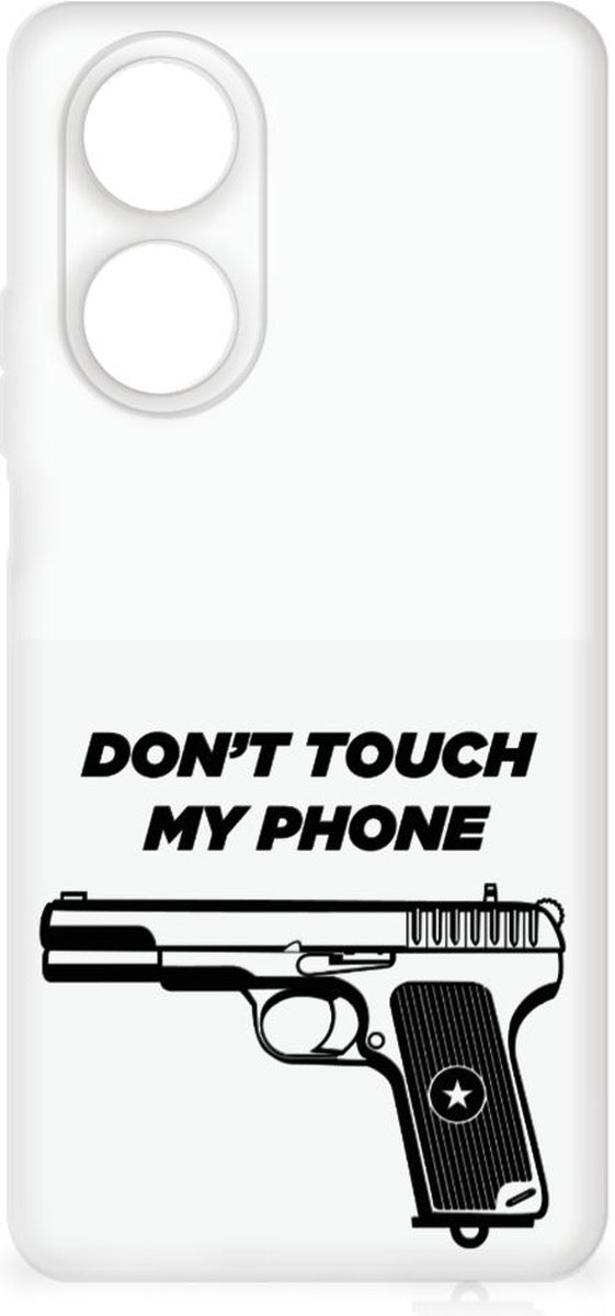 OPPO A58 4G Silicone-hoesje Pistol DTMP