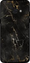 Smartphonica Phone case pour Samsung Galaxy A5 2017 avec imprimé marbre - Coque arrière en TPU design marbre - Zwart / Back Cover adapté pour Samsung Galaxy A5 2017