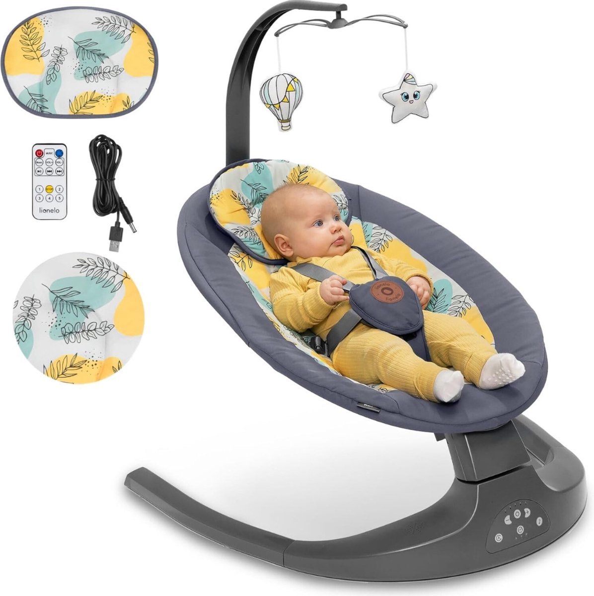 Goedkoopste Elektrische Wipstoel - Elektrische Babyschommel - Schommelstoel - Baby Swing - Premium