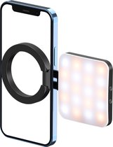 Ulanzi Maglight LT010 — Magnetische Magsafe videolamp — 2700-8000K Verstelbare livestream videolamp — Voor Iphone 15 14 13 12 Max Pro