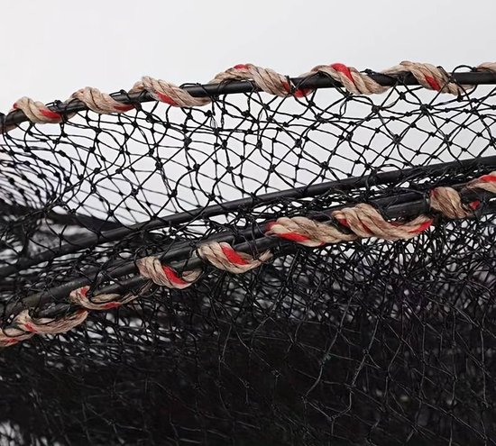 Rivierkreeft fuik - opvouwbaar - RVS - 60x 30cm - voor krabben van Merkloos — afbeelding 2