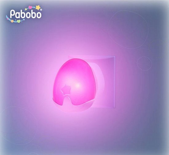 Pabobo Roze Automatisch Nachtlampje van PABOBO — afbeelding 5