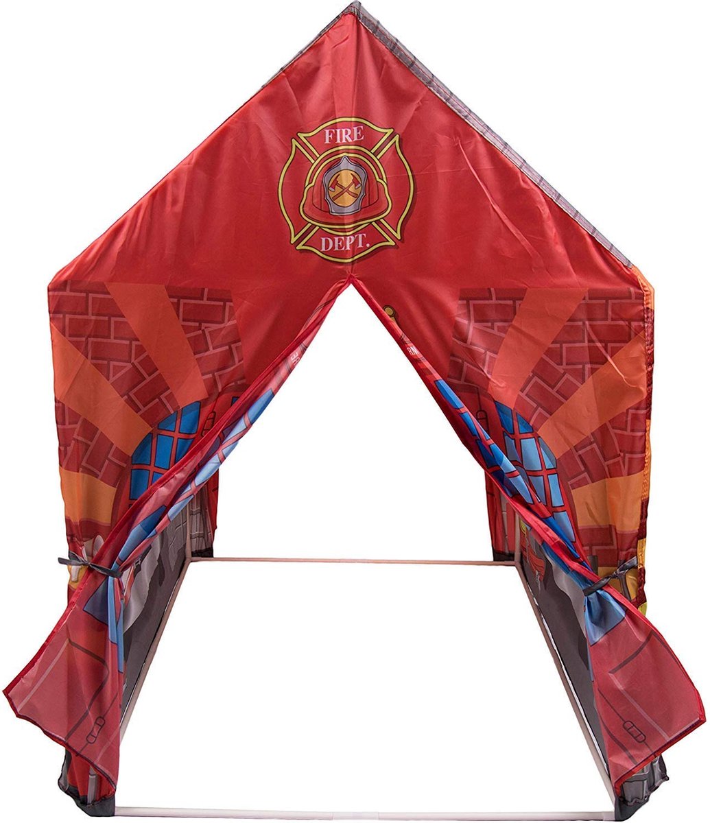 Kinder speeltent - brandweer - 102x72x95 cm