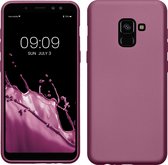 kwmobile telefoonhoesje geschikt voor Samsung Galaxy A8 (2018) - Hoesje voor smartphone - Back cover in metallic lila