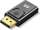 Ibley Displayport naar HDMI adapter zwart - 4K@30Hz - 1080P@120Hz - Plug & Play - Laptop & desktop - Beamer, projector, tv & monitor