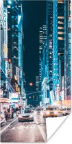 Poster New York - Taxi - Times Square - 20x40 cm