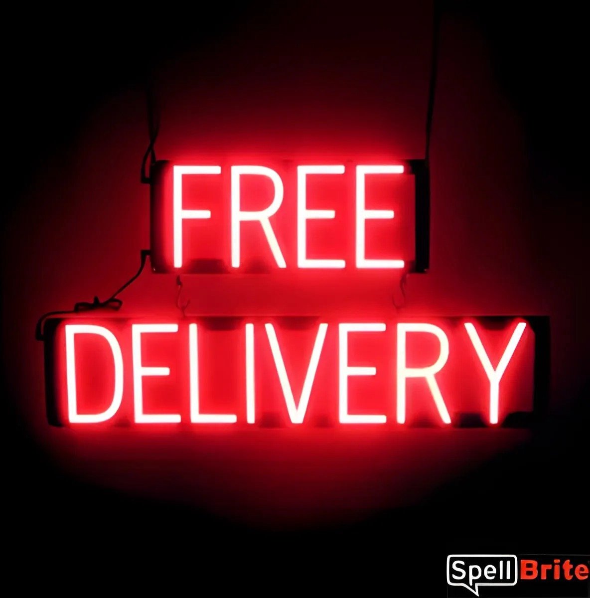 FREE DELIVERY - Lichtreclame Neon LED bord verlicht | SpellBrite | 72 x 38 cm | 6 Dimstanden - 8 Lichtanimaties | Reclamebord neon verlichting