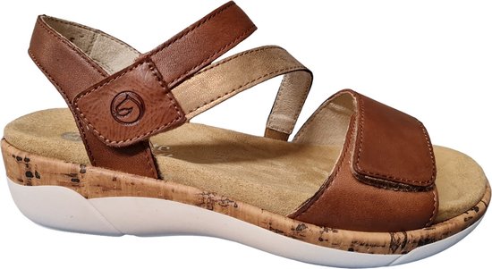 Remonte R6860-24 Dames Sandalen - Cognac - 42