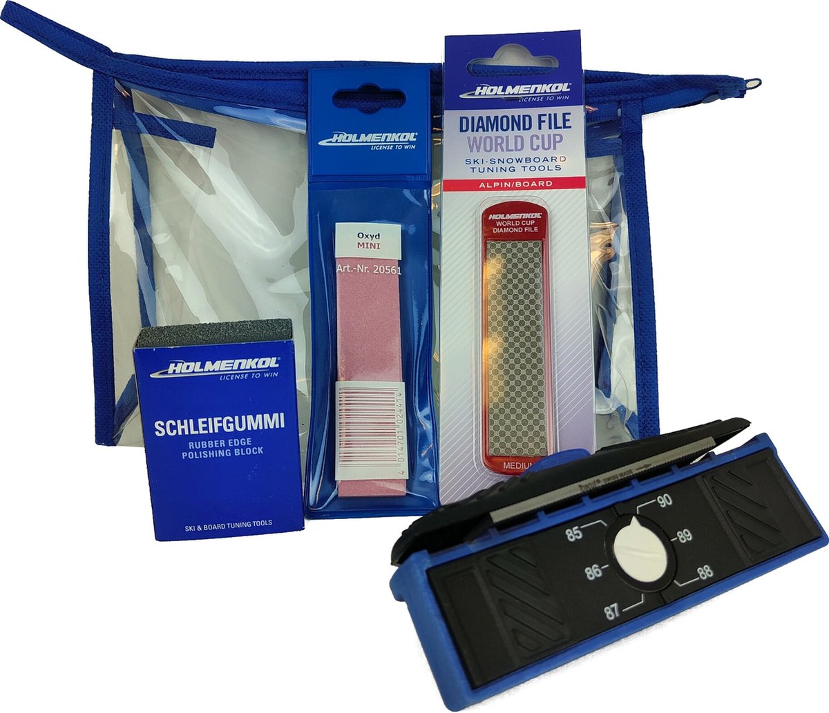 Holmenkol slijp set voor ski's en snowboards
