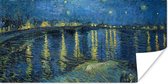 Poster De Sterrennacht - Vincent van Gogh - 40x20 cm