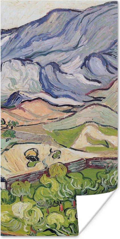 Poster De Alpen - Vincent van Gogh - 80x160 cm