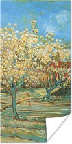 Poster Boomgaard in bloei - Vincent van Gogh - 60x120 cm