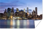 Poster New York - Water - Skyline - 30x20 cm