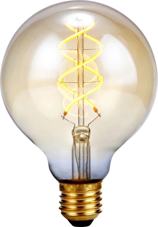Lampe globe LED SPL E27 | 5W Or 2000K 220V/240V 920 | Intensité variable à 360°