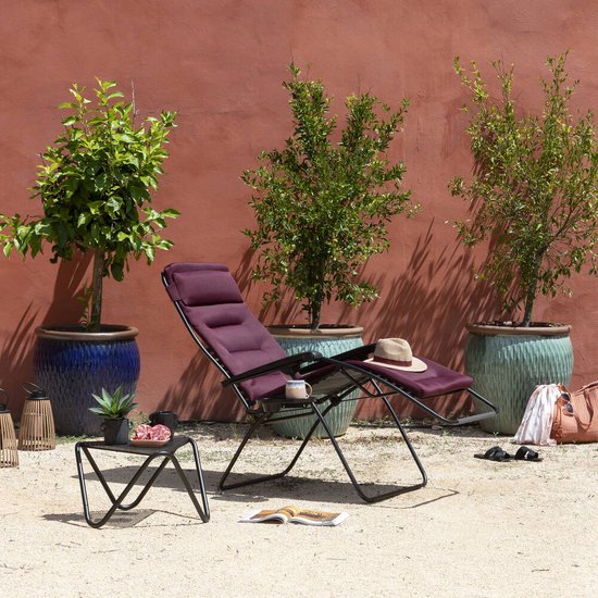 Lafuma RSX Clip AirComfort - Relaxstoel - Verstelbaar - Inklapbaar - Zero Gravity - Bordeaux van Merkloos — afbeelding 4