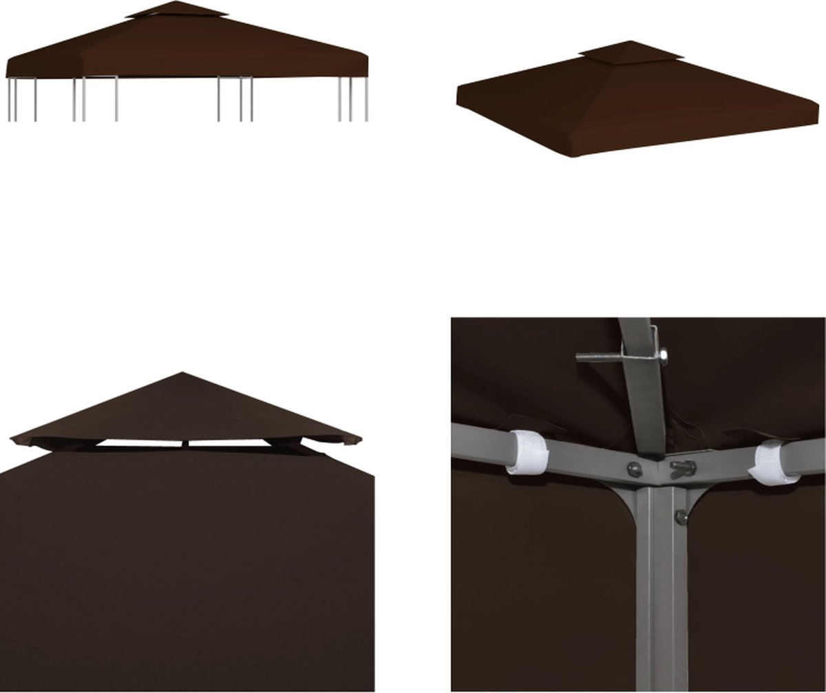 vidaXL Prieeldak 310 g m² 3x3 m terracota vidaXL Prieeldak 310 g m² 3x3 m terracota