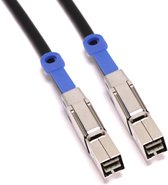 BeMatik - MiniSAS-HD SFF8644 12 Gb kabel van 1 m