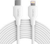 Bol.com LDNIO - LC132I - Type-C naar Geschikt voor: Lightning-kabel - 30W Snel Opladen - 2 Meter - Geschikt voor : Apple iPhone ... aanbieding