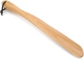 Cuillère à sabots en bois de hêtre 38 cm, chausse-pied robuste pour hommes et femmes, hêtre - 38 cm