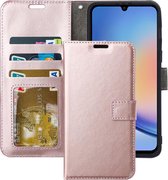Portemonnee Book Case Hoesje Geschikt voor: Samsung Galaxy A05s - Rosegoud
