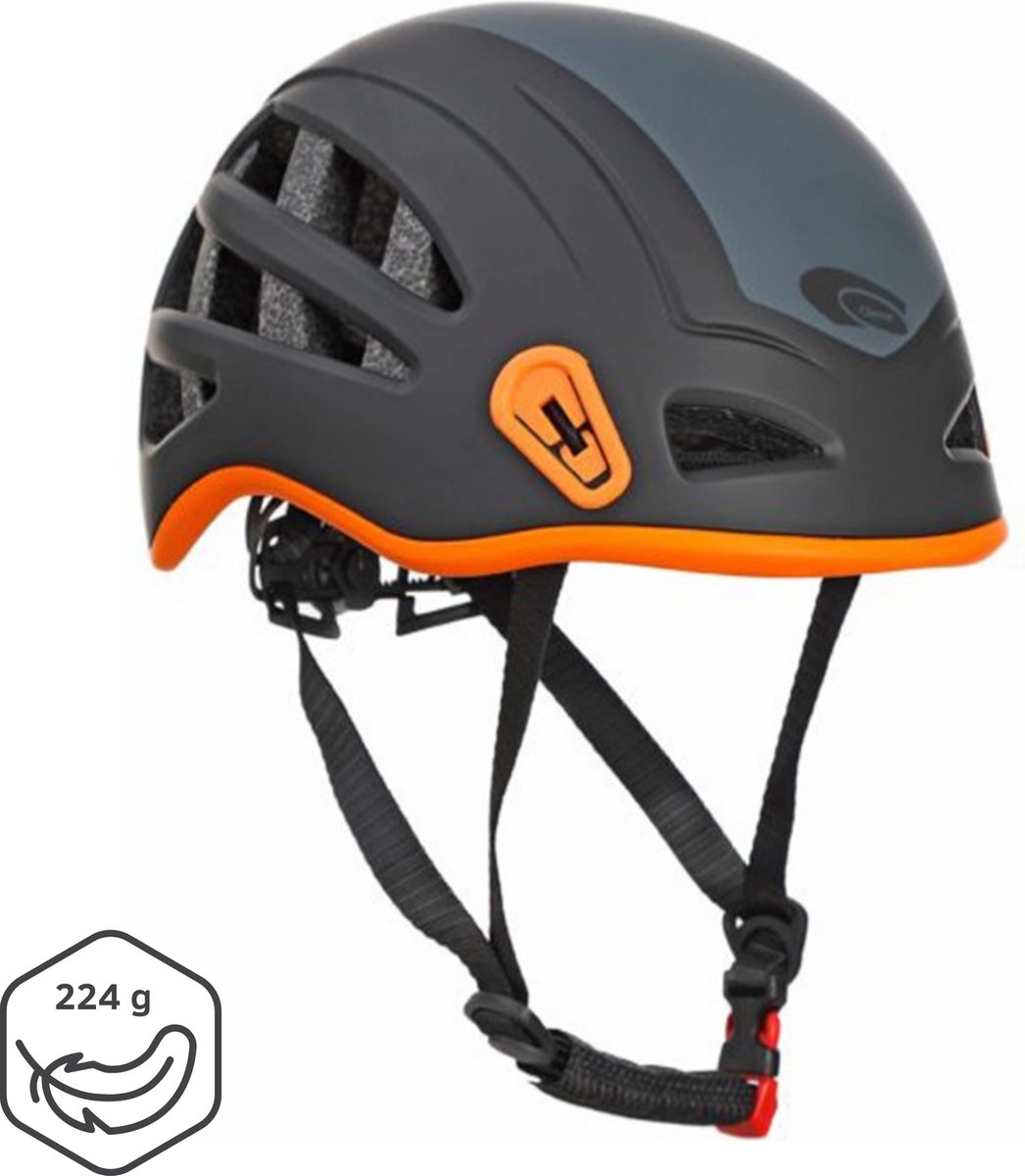 Makalu 91 Klimhelm Industriële Veiligheidshelm – Verstelbaar 53-62 cm – Zeer lichtgewicht - Grijs M-L – Climax Sport