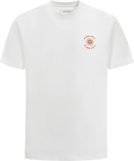 Purewhite - Heren Loose Fit T-shirts Crewneck SS - White - Maat S