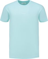 Purewhite - Heren Regular fit T-shirts Crewneck SS - Aqua - Maat L
