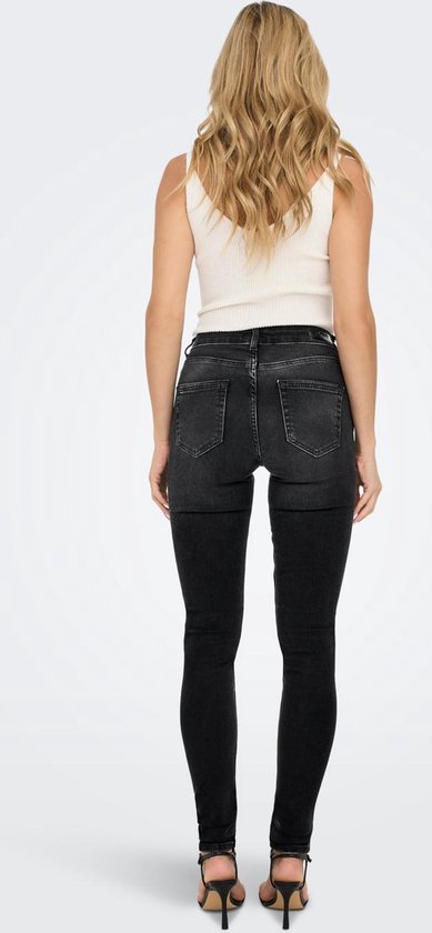 Only ONLBLUSH MID SK DNM REA1099 NOOS zwart 44735 - Van Tilburg Online