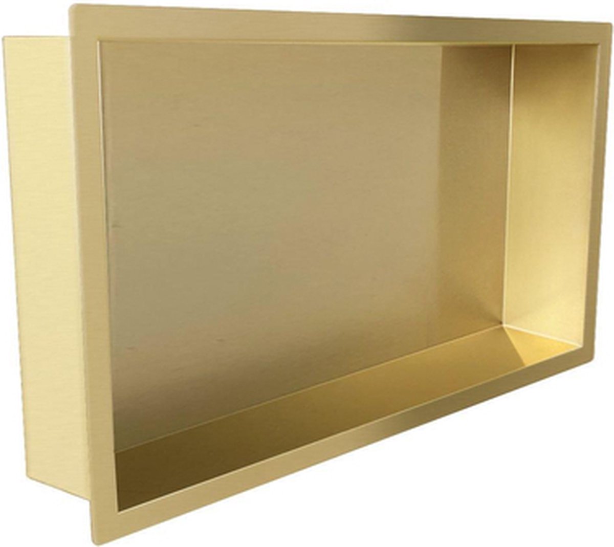 Saniclass Hide luxe Inbouwnis - 30x60x7cm - met flens - goud geborsteld