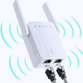 Viatel EDUP Wireless Signal repeater 300Mbps 802.1N 2.4Ghz Long Range Wifi Signal Booster Extender Repeater with 2 RJ45 Ports