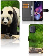 Telefoontas Geschikt voor Motorola Moto G54 Hoesje Panda