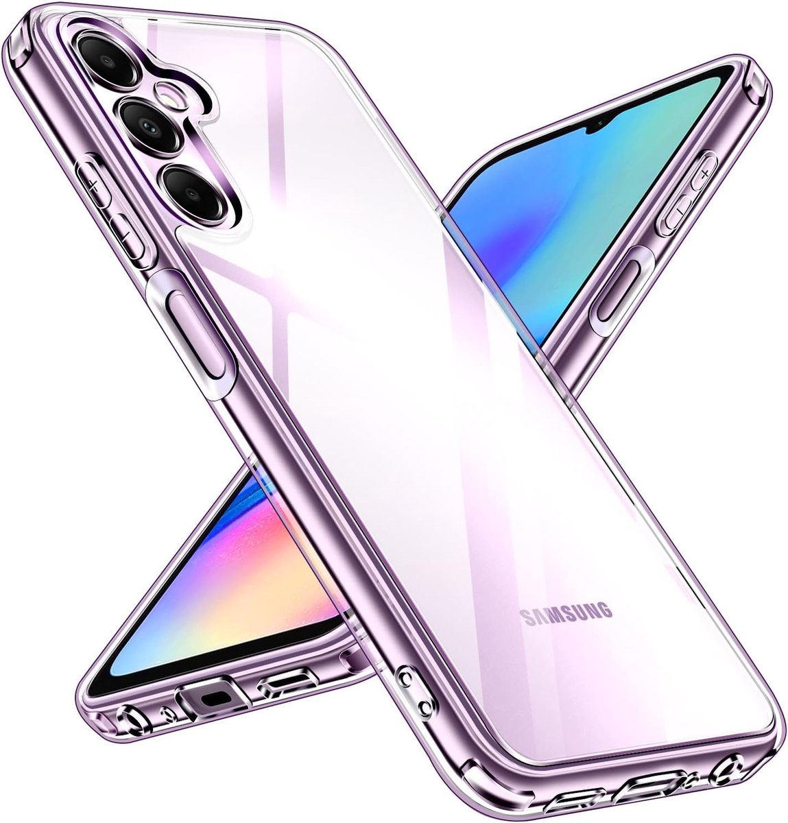 Casemania Hoesje Geschikt voor Samsung Galaxy A05S - Transparant - Siliconen Back Cover