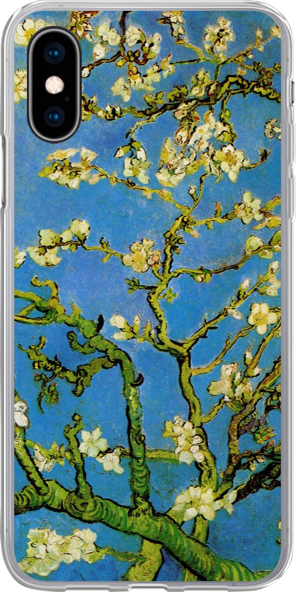 Impression Sur Toile - Vincent Van Gogh, Van Gogh Deco - Amandier En Fleur Variante Beige 120x90 Cm 95194920