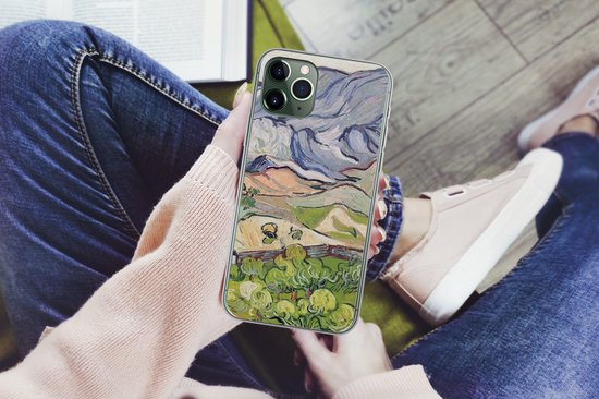 Telefoonhoesje Geschikt voor iPhone 11 Pro hoesje - De Alpen - Vincent van Gogh - Siliconen Telefoonhoesje Telefoonhoesje