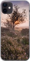 Coque de téléphone compatible avec iPhone 12 mini - La lande au lever du soleil - Coque en Siliconen