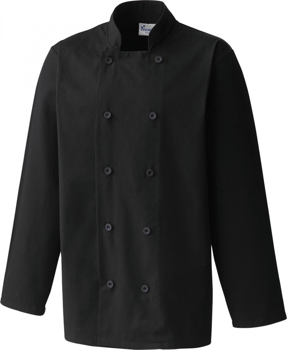Schort/Tuniek/Werkblouse Unisex S Premier Black 65% Polyester, 35% Katoen