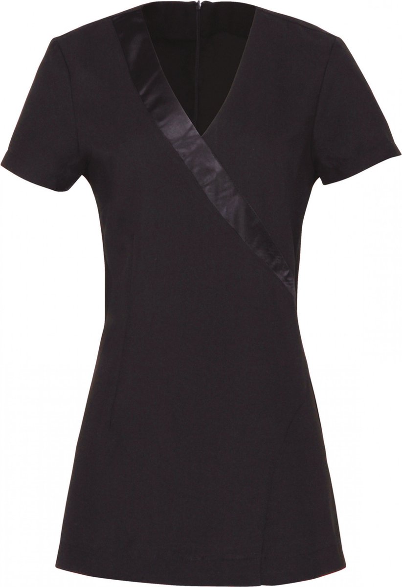 Schort/Tuniek/Werkblouse Dames XL (16 UK) Premier Black 100% Polyester