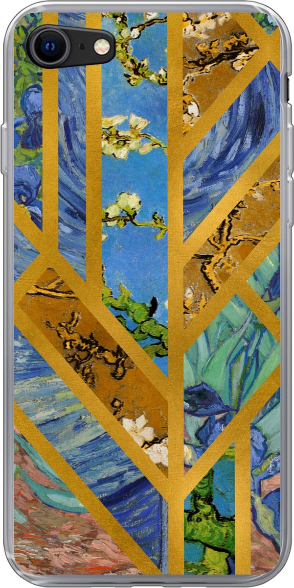 Telefoonhoesje Geschikt voor iPhone SE 2020 hoesje - Kunst - Vincent van Gogh - Oude meesters - Siliconen Telefoonhoesje Telefoonhoesje