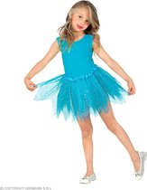 Widmann - Dans & Entertainment Kostuum - Hemelse Sterren Tutu 30 Centimeter Blauw Meisje - Blauw - One Size - Carnavalskleding - Verkleedkleding