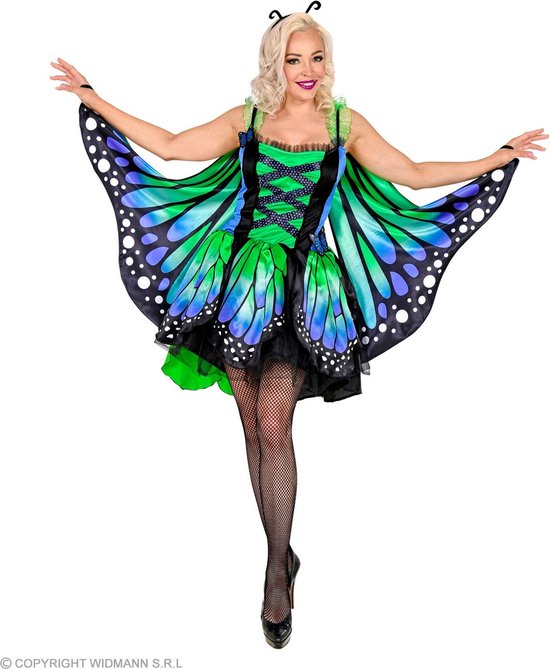 Vlinder Kostuum | Sierlijke Fladder Vlinder Veronique | Vrouw | | Carnaval kostuum | Verkleedkleding