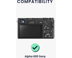 kwmobile Scherm beschermfolie geschikt voor Sony Alpha 600 Camera display folie - Camera bescherming screenprotector transparant - transparant