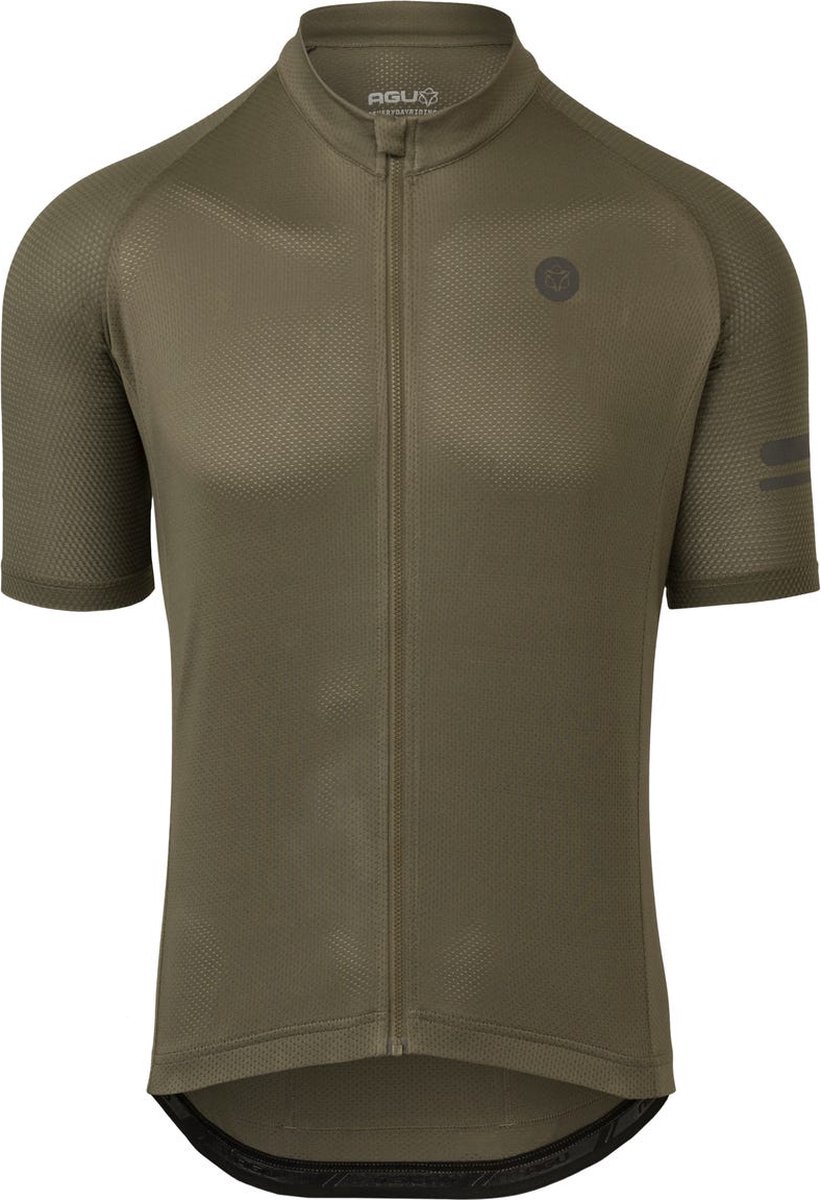 AGU Essential Fietsshirt Heren - Korte Mouwen - Army Green - Maat XXL