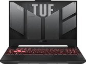 Ordinateur portable ASUS TUF Gaming A15 FA507UV-LP009W - (15,6") Full HD - AMD Ryzen™ 9 8945H - 16 Go DDR5 - 512 Go SSD - NVIDIA GeForce RTX 4060 - Windows 11 Home - Grijs