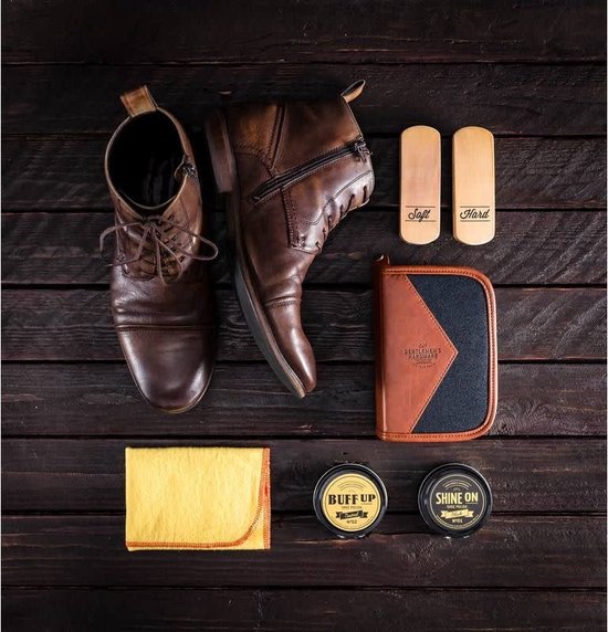 Schoenpoets set | Charcoal Shoe Shine Kit