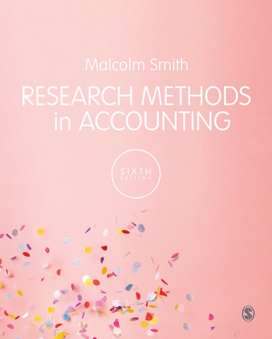 Research Methods in Accounting - cover